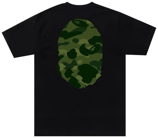 Remera BAPE Color Camo Big Ape Head Tee 'BlackGreen'