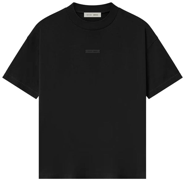 Remera Fear of God Essentials Classic Metalizada 'Jet Black'