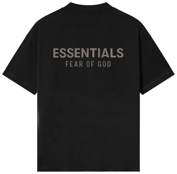 Remera Fear of God Essentials Classic Metalizada 'Jet Black'