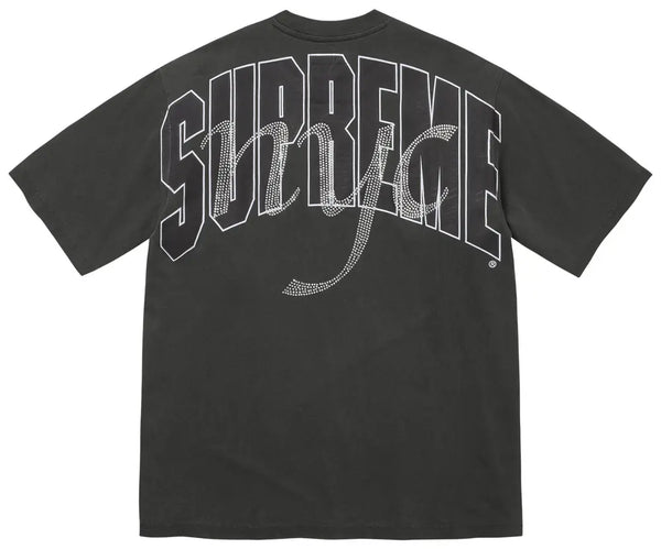 Remera Supreme Rhinestone Script 'Black'