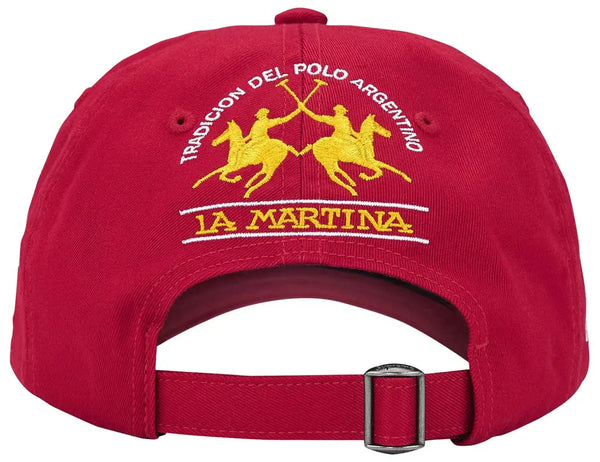 Gorra Supreme x La Martina x Jacob & Co 6-Panel Hat 'Red'