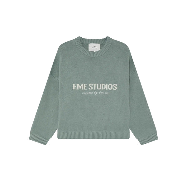 Sweater Eme Studios Master Aqua Green