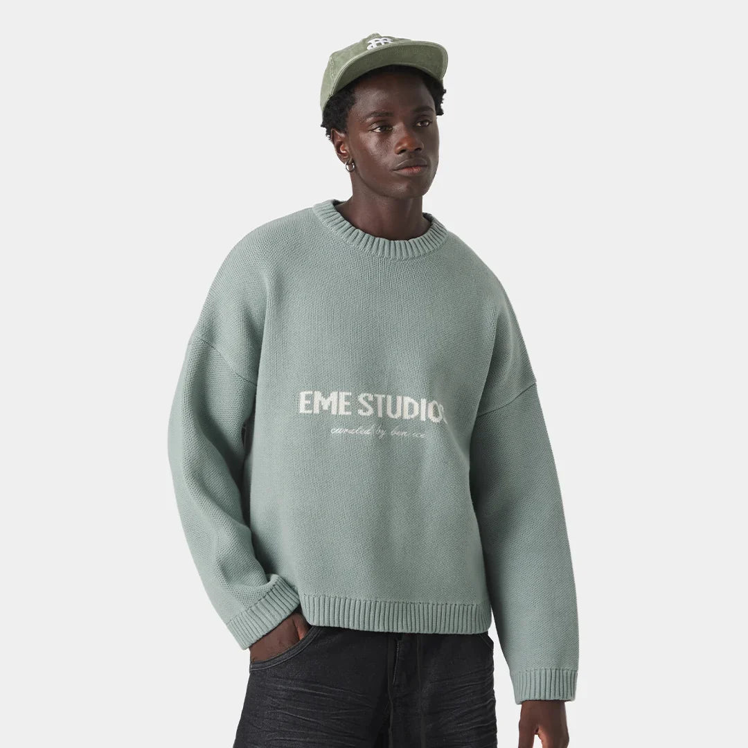 Sweater Eme Studios Master Aqua Green