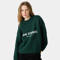 Sweater Eme Studios Master Scarab Green