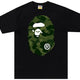 Remera BAPE Color Camo Big Ape Head Tee 'BlackGreen'