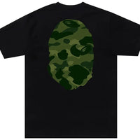 Remera BAPE Color Camo Big Ape Head Tee 'BlackGreen'