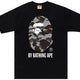 Remera BAPE Grid Camo By A Bathing Ape Tee 'BlackBlack'