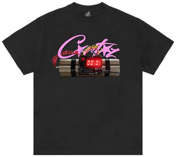 Remera Corteiz No Time 4 Luv 'Black'