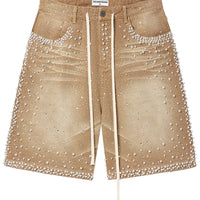 Vale Forever Sand Storm Jorts 'Tan'