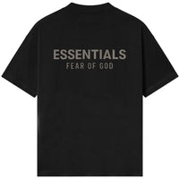Remera Fear of God Essentials Classic Metalizada 'Jet Black'