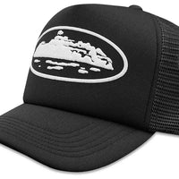 Corteiz Island Puff Print Trucker Hat 'Black'