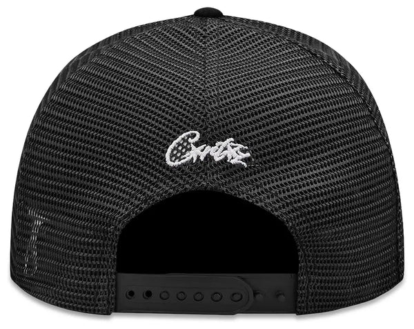 Corteiz Island Puff Print Trucker Hat 'Black'