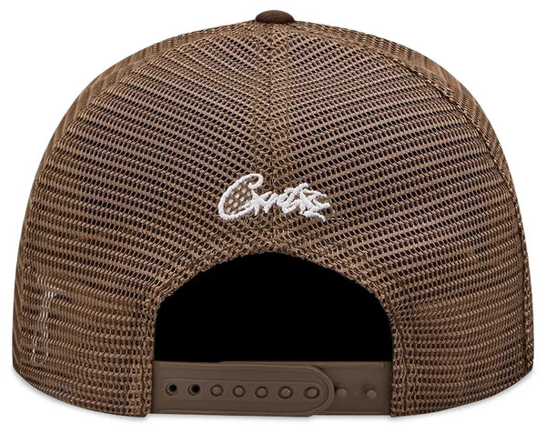 Gorra Corteiz Island Puff Print Trucker 'Brown'