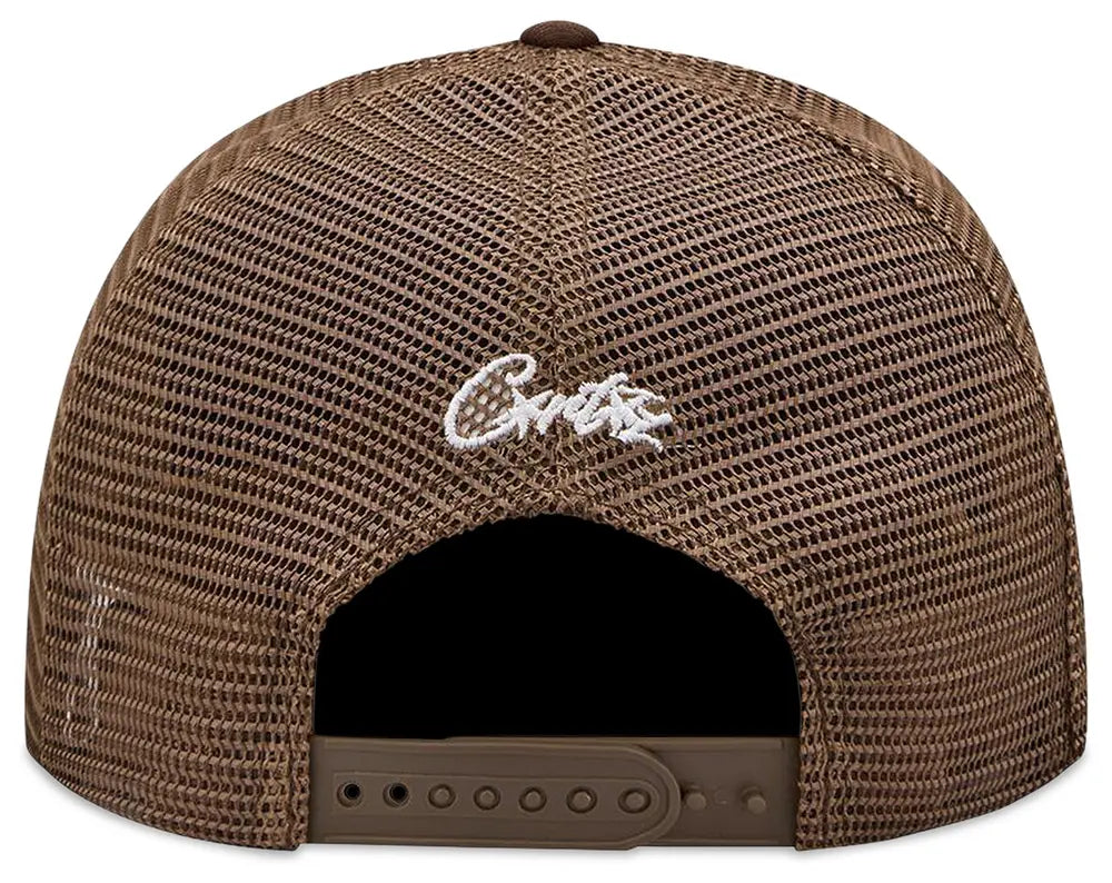Gorra Corteiz Island Puff Print Trucker 'Brown'