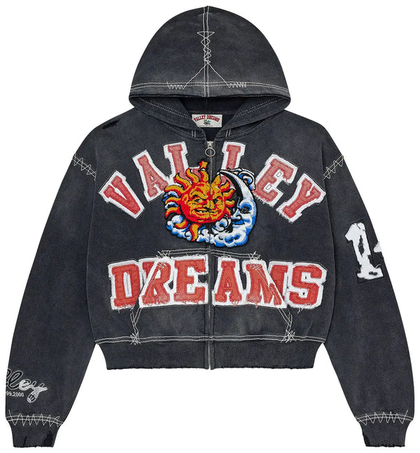 Vale Forever Sunny Zip Up 'Black'