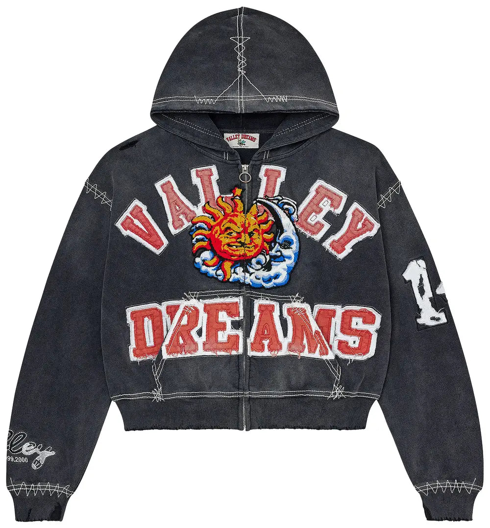 Vale Forever Sunny Zip Up 'Black'