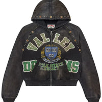 Vale Forever Gem Zip Up Hoodie 'Black'