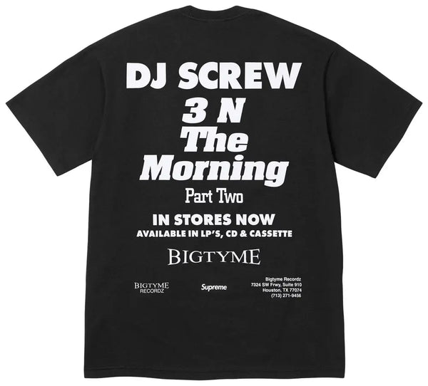 Supreme x Dj Screw Suc Tee 'Black'