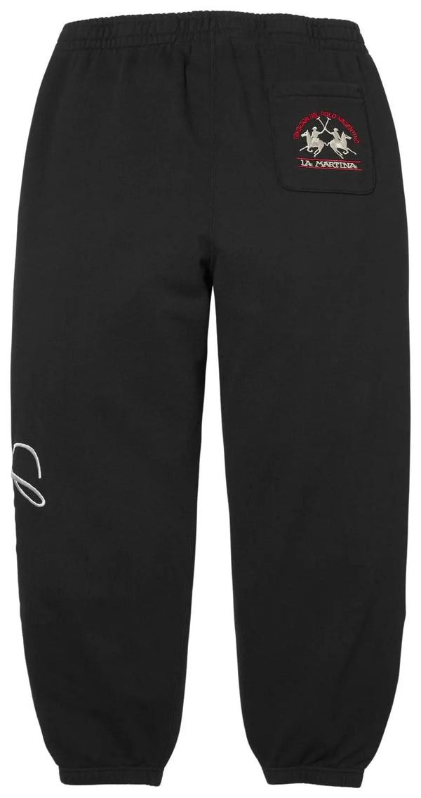 Pantalón Supreme x La Martina x Jacob & Co Sweatpant 'Black'
