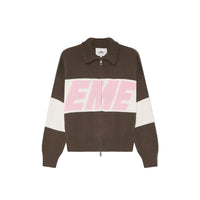 Eme Studios Zipper Hoodie Knit Lollipop
