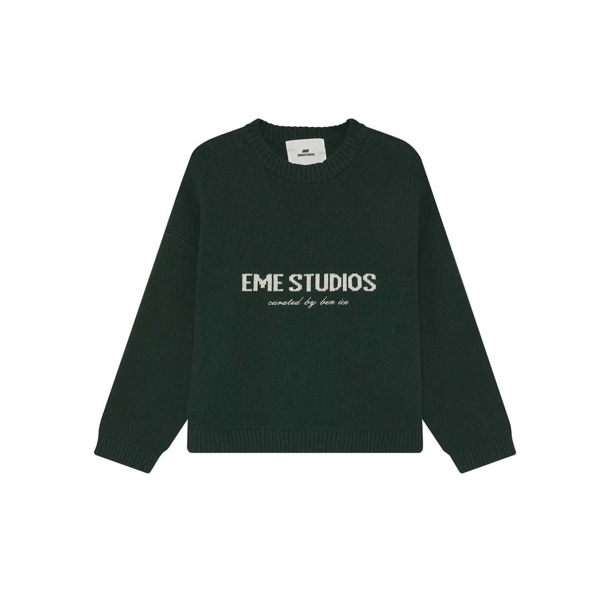 Sweater Eme Studios Master Scarab Green