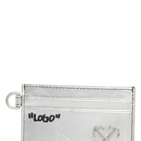 Classic Leather Card Holder Off White
