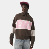 Eme Studios Zipper Hoodie Knit Lollipop