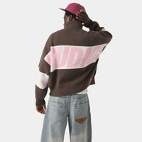 Eme Studios Zipper Hoodie Knit Lollipop