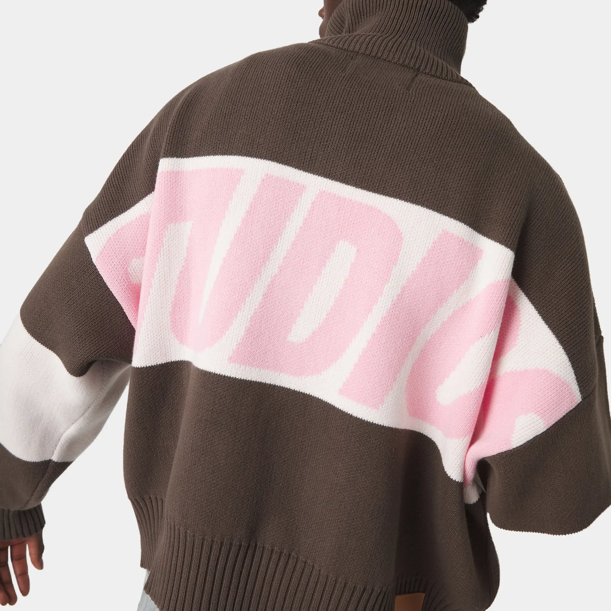 Eme Studios Zipper Hoodie Knit Lollipop