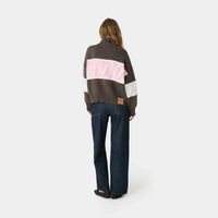 Eme Studios Zipper Hoodie Knit Lollipop