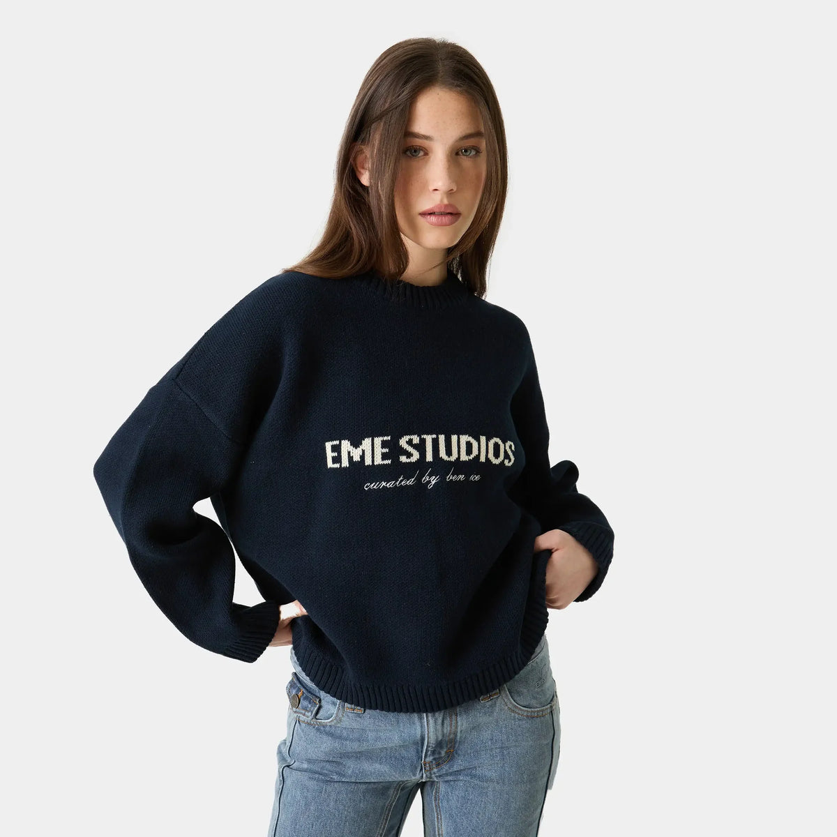 Sweater Eme Studios Master Navy Blue
