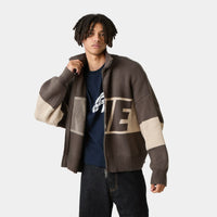 Eme Studios Zipper Hoodie Knit Brown