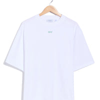 Remera Off-White Grafiti White/Green