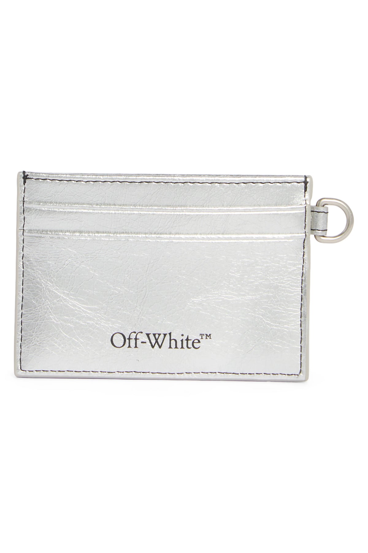 Classic Leather Card Holder Off White
